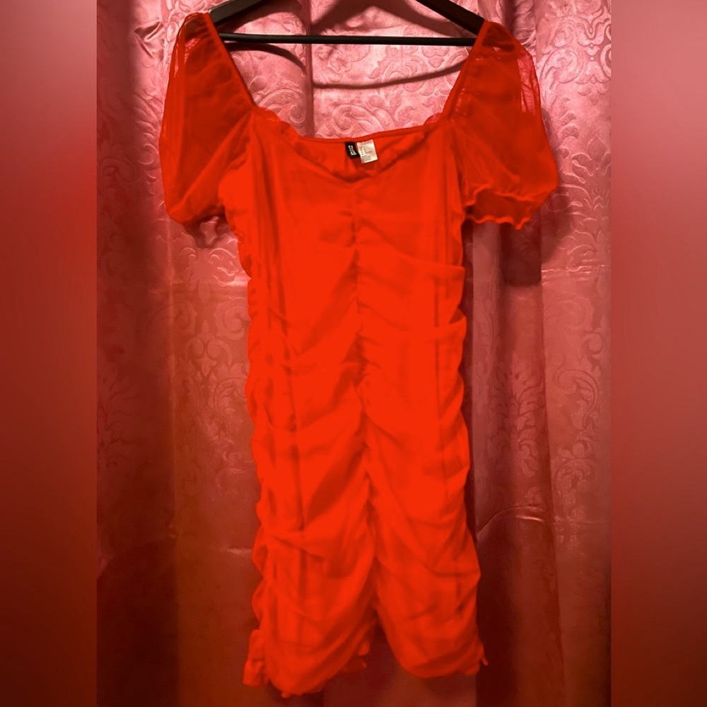 Divided H&M Red Party Dress